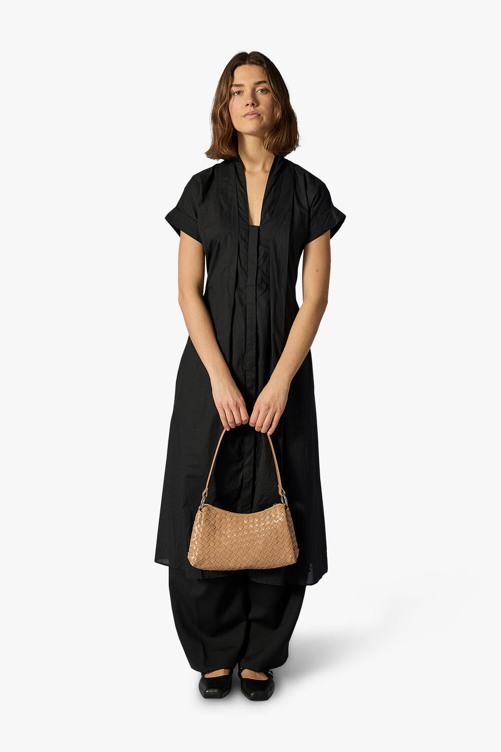 Salerno Eleonora skuldertaske - sand